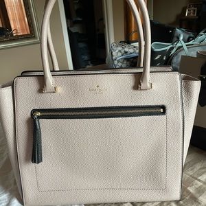Nude Kate Spade tote bag